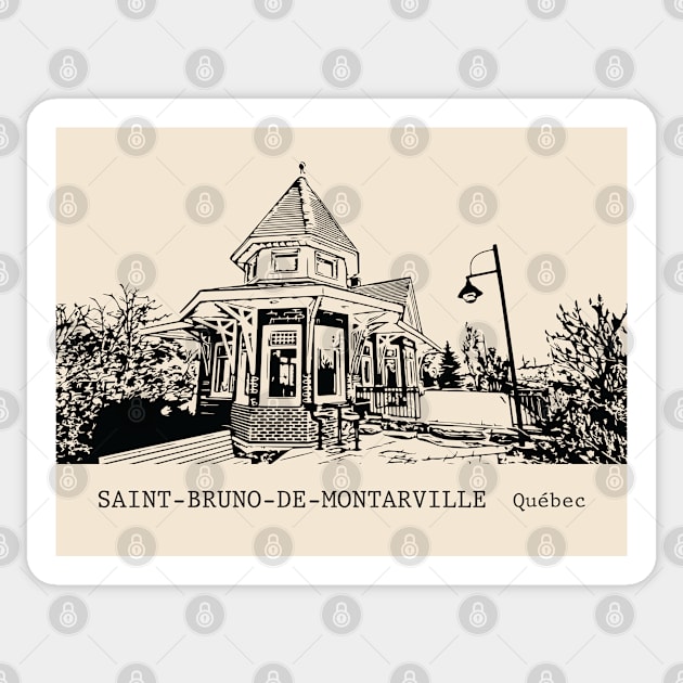 Saint-Bruno-de-Montarville Québec Sticker by Lakeric